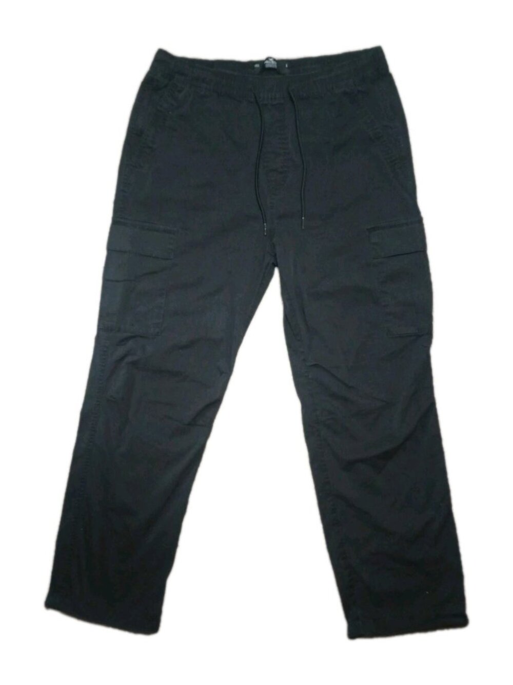 Hollister Parachute Baggy Black Cargo Pants Drawstring Wmns Size Large' Waist